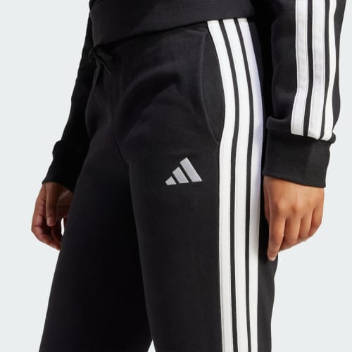 Essentials 3-Stripes Fleece Slim Pants 상세 이미지 5