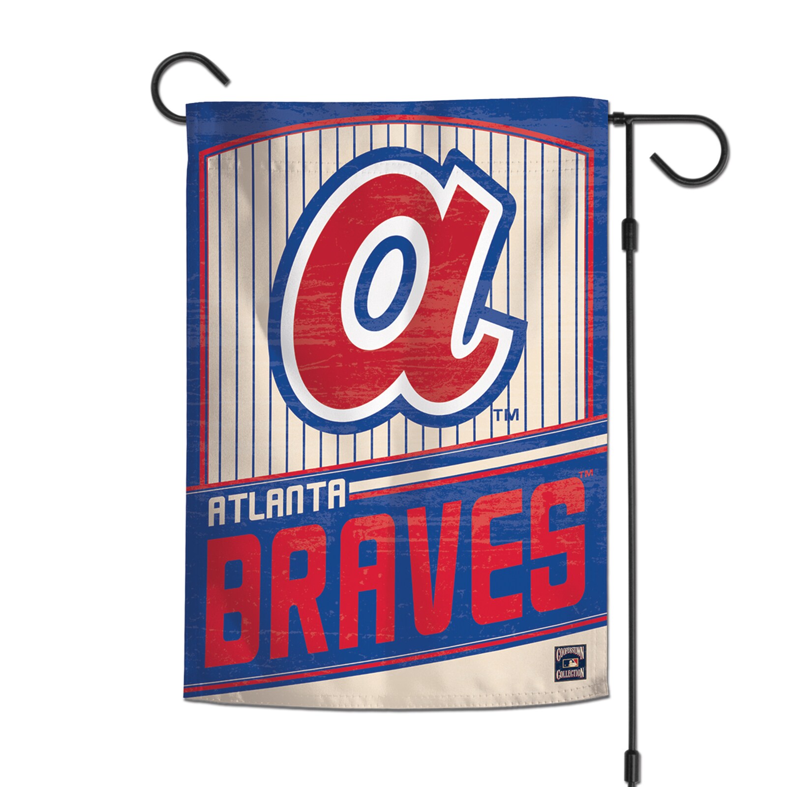Atlanta Braves 양면 12'' x 18'' 가든 깃발 상세 이미지 3