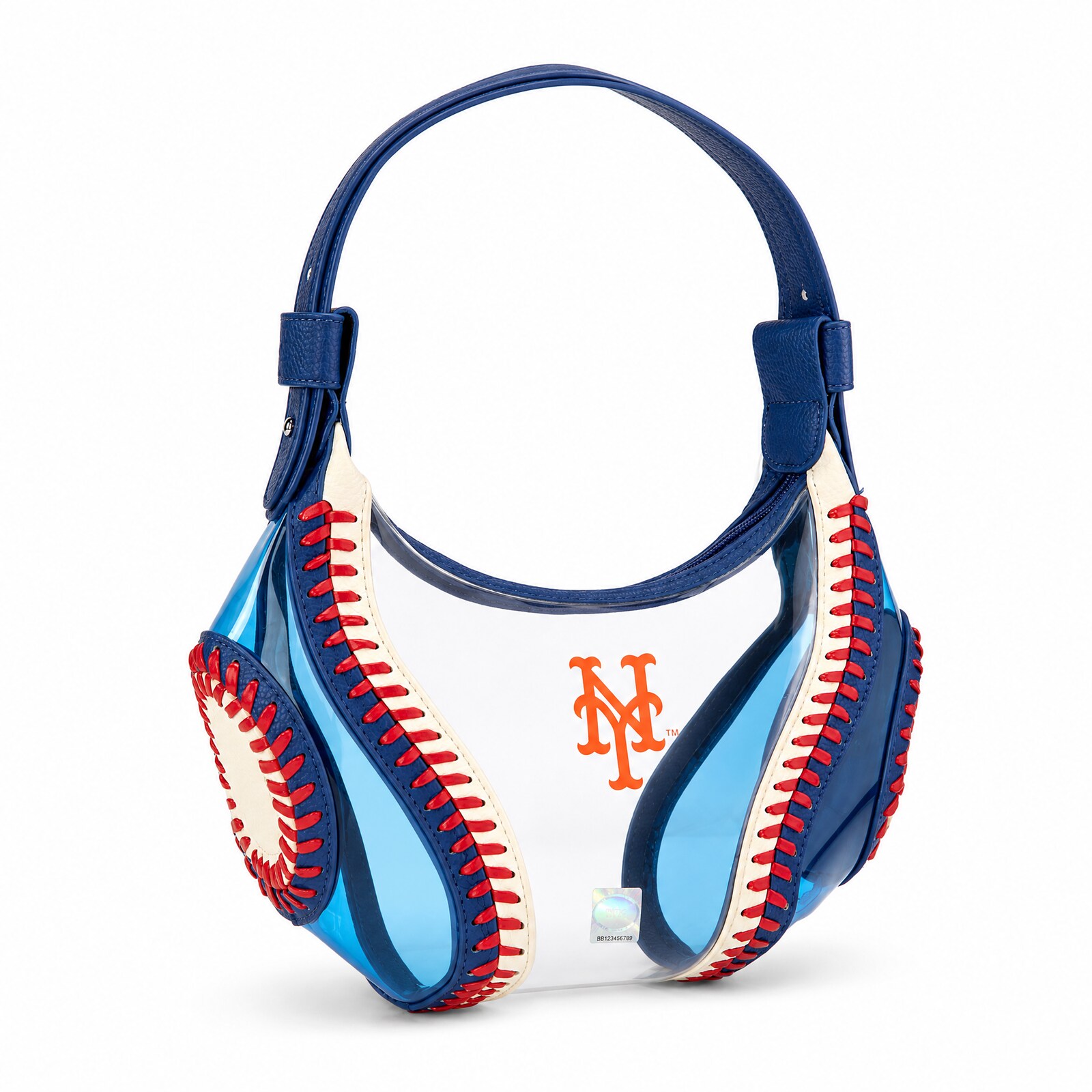 New York Mets Montana West 투명 슬라우치 숄더백 상세 이미지 2
