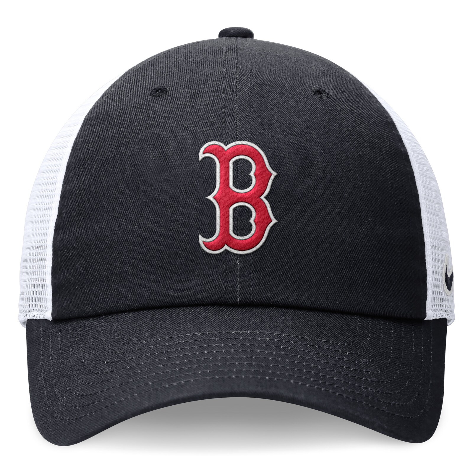 남성용 Boston Red Sox Nike 네이비 Club Trucker 조절식 모자 상세 이미지 3