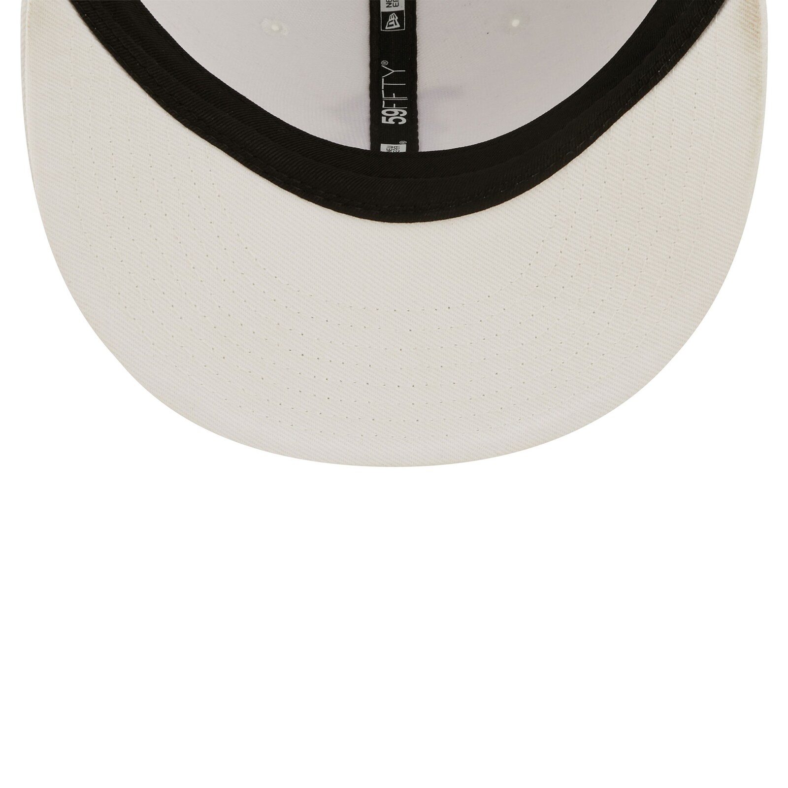남성용 보스턴 레드삭스 New Era 화이트 온 화이트 59FIFTY 피티드 모자 상세 이미지 6