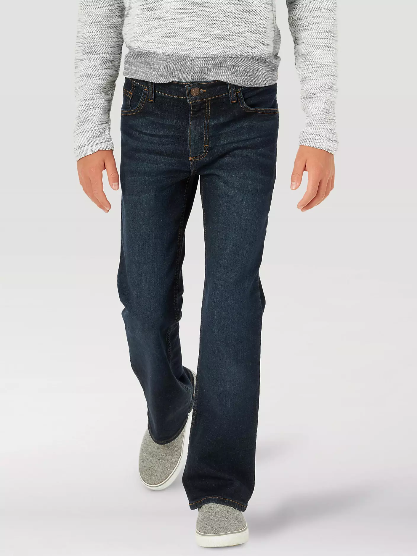 소년용 Wrangler® Five Star 플렉스 부츠컷 데님 팬츠 (8-16) 상세 이미지 2