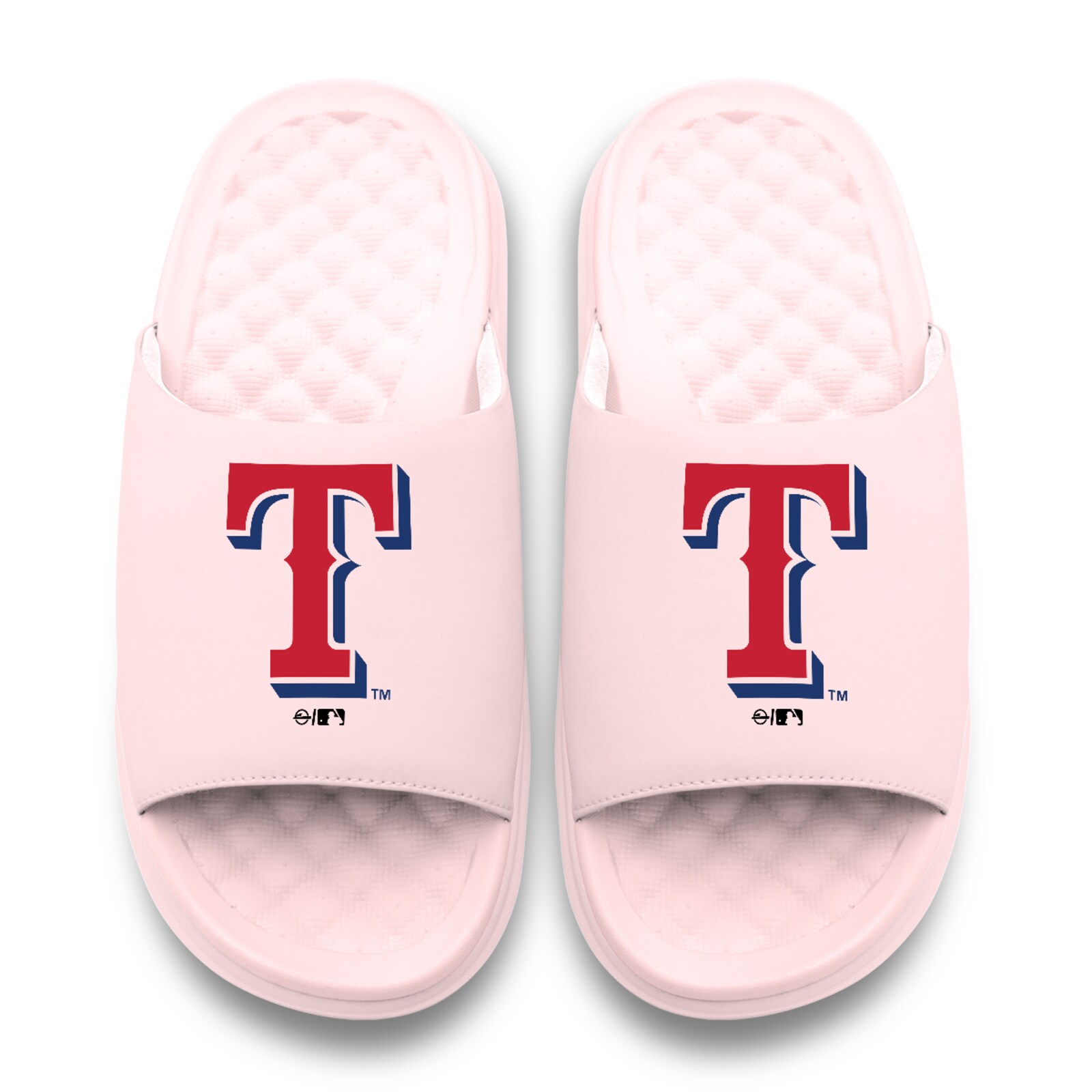 유소년 Texas Rangers ISlide 핑크 프라이머리 모티브 슬라이드 샌들 상세 이미지 3