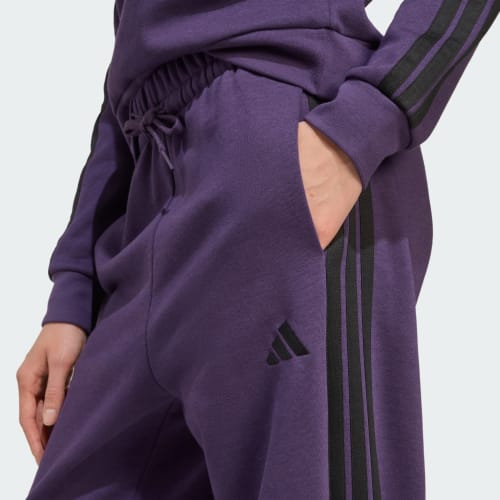 Essentials 3-Stripes Fleece Loose-Fit Pants 상세 이미지 5
