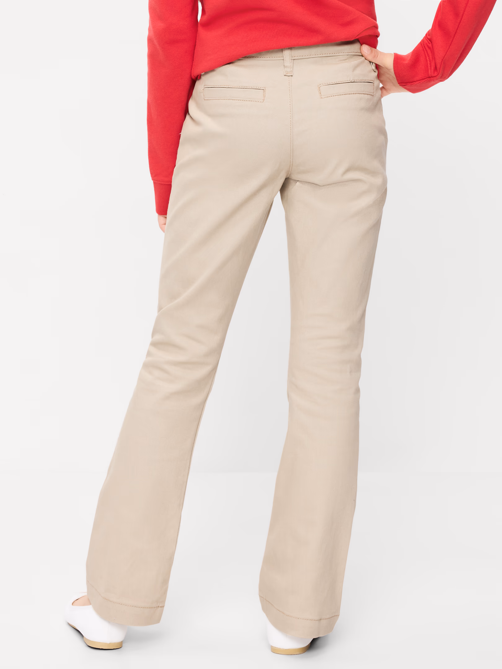 School Uniform Bootcut Pants for Girls 상세 이미지 2