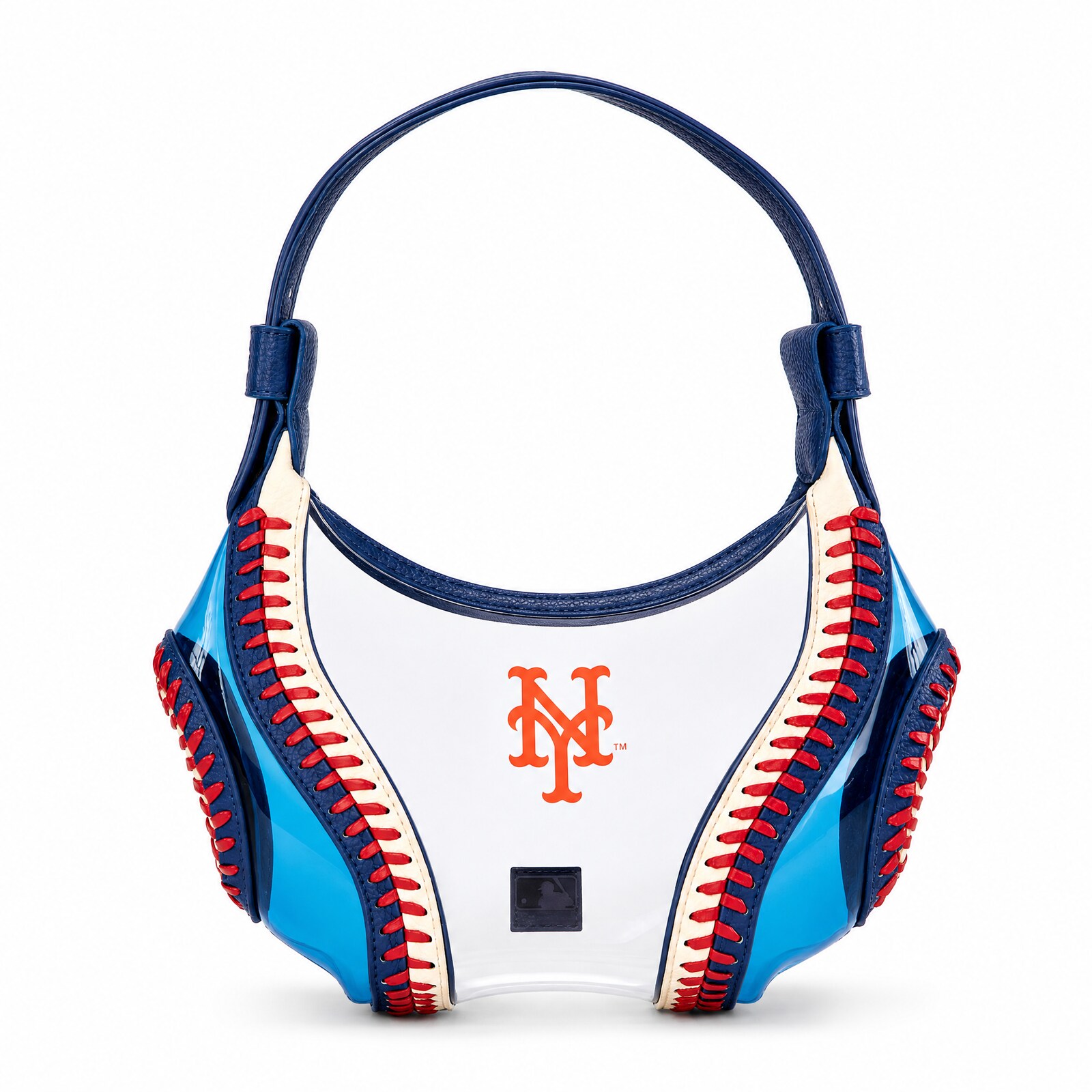 New York Mets Montana West 투명 슬라우치 숄더백 상세 이미지 3