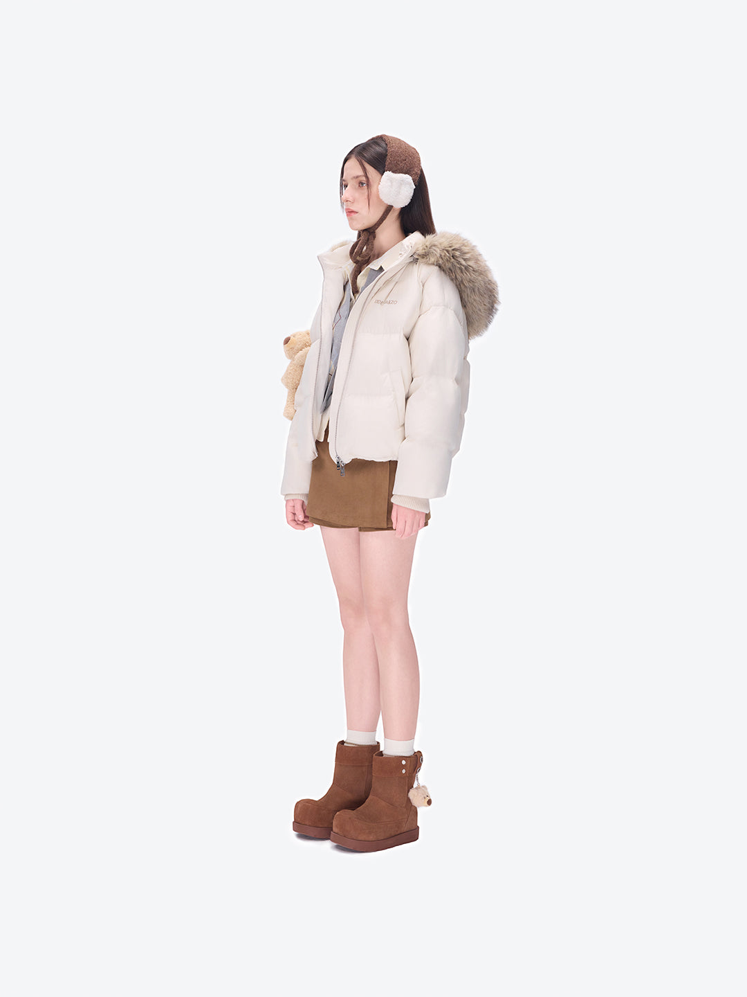 로고 스노부츠 브라운 상세 이미지 3