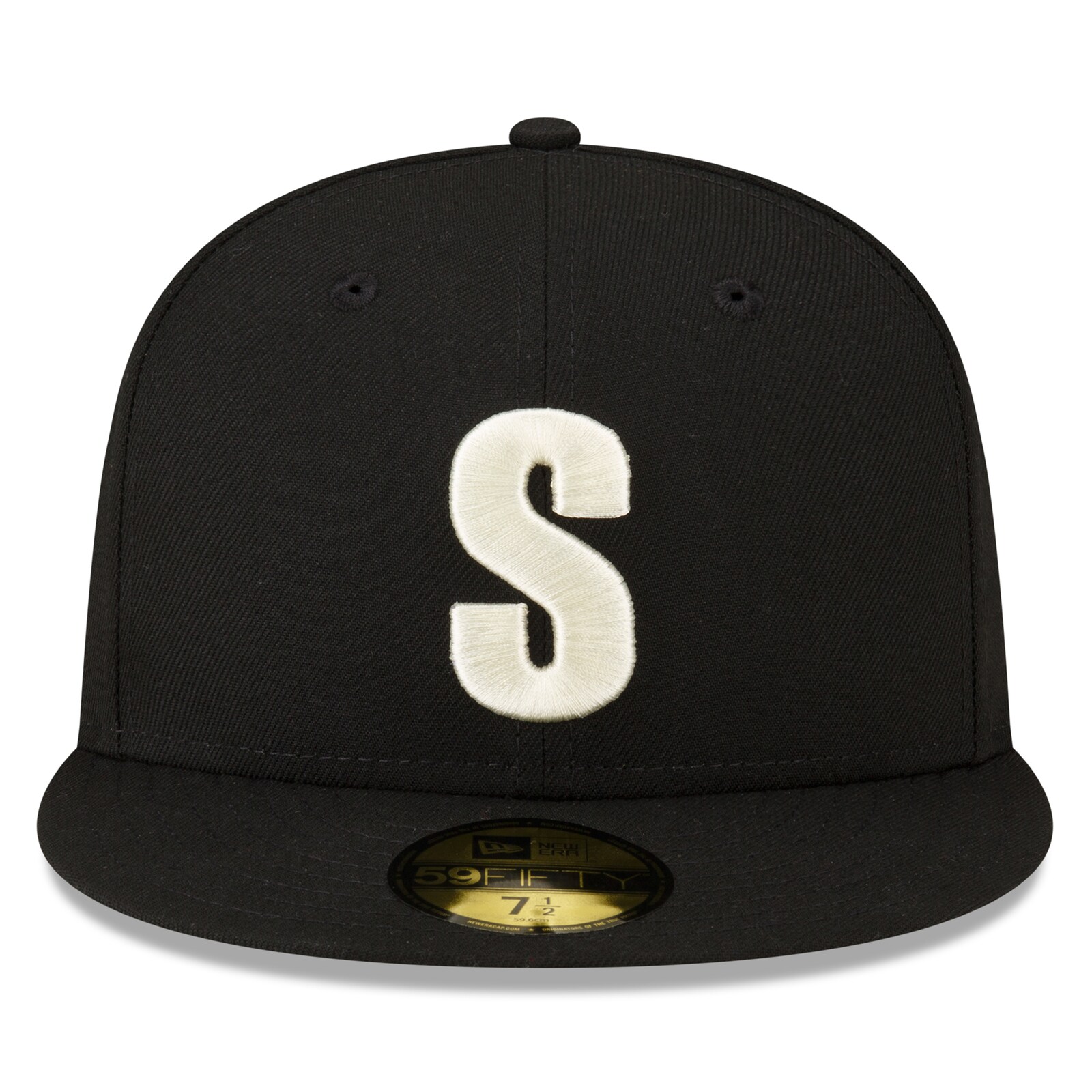 남성용 Seattle Mariners New Era 블랙 Authentic Collection 59FIFTY 피티드 모자 상세 이미지 3