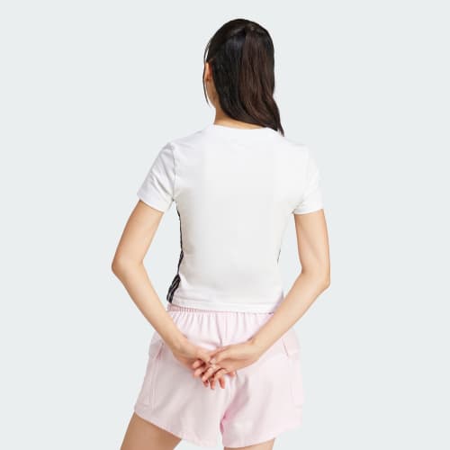 Essentials 3-Stripes Slim Baby Tee 상세 이미지 2