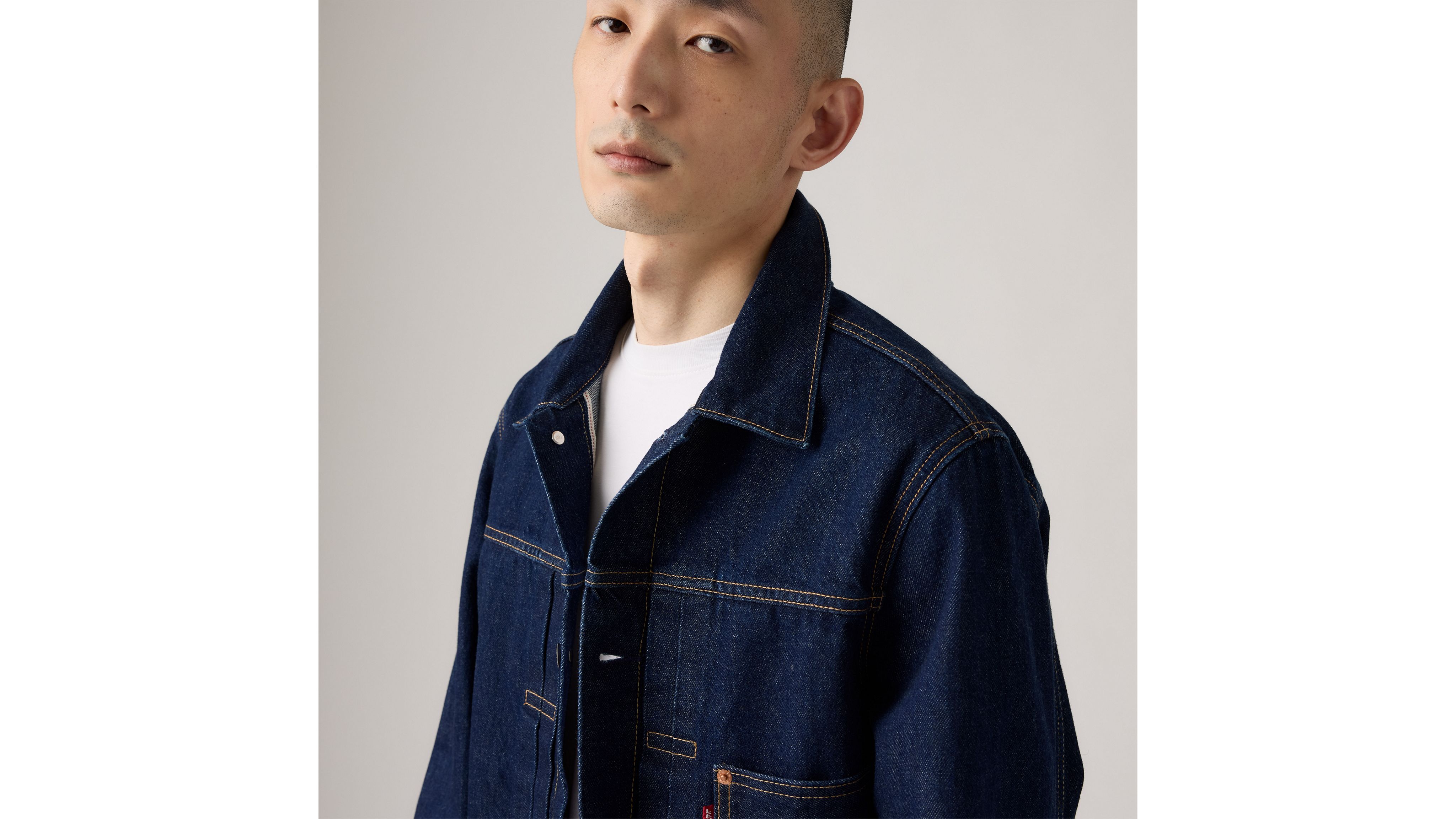 타입 I 셀비지 트러커 재킷 상세 이미지 4