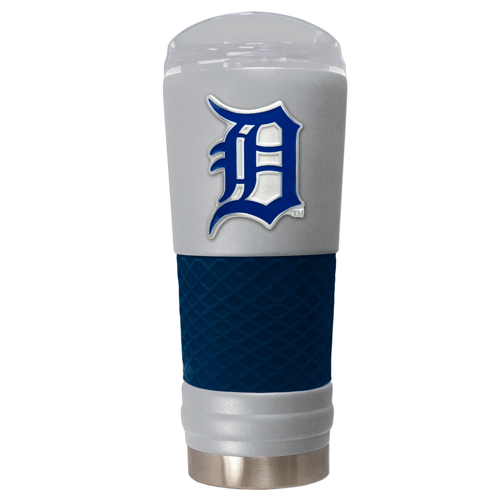Detroit Tigers 그레이 24온스 파우더 코팅 트래블 머그