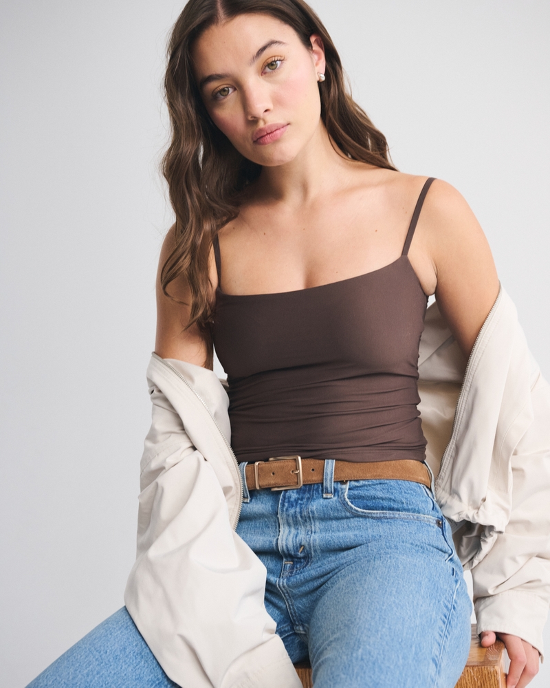 Bra-Free Soft Matte Seamless Fabric 90s Cami
