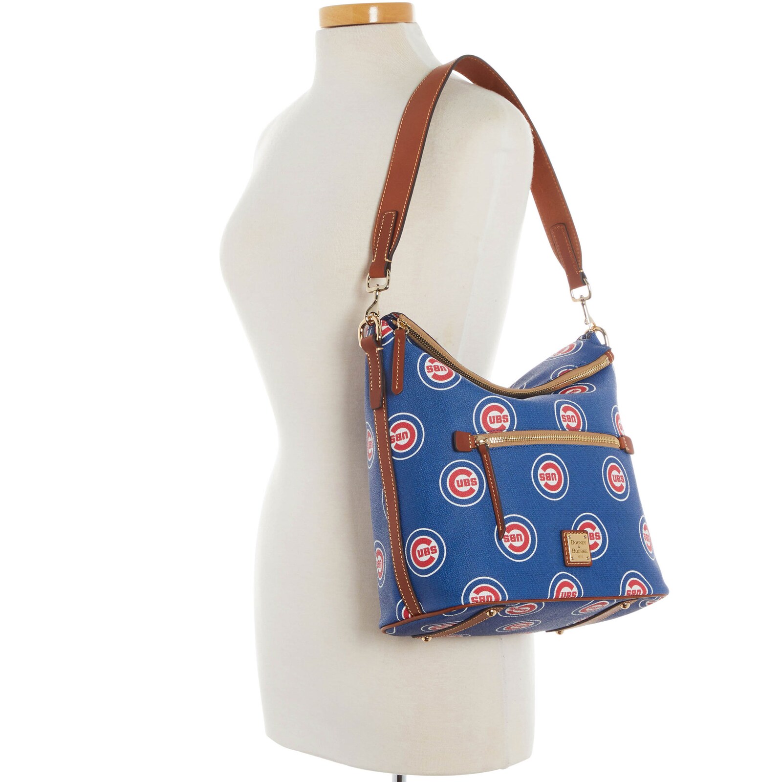 Chicago Cubs Dooney & Bourke Sporty Monogram 라지 가방 상세 이미지 5
