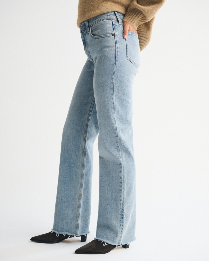 High Rise 90s Relaxed Raw Hem Jean 상세 이미지 5