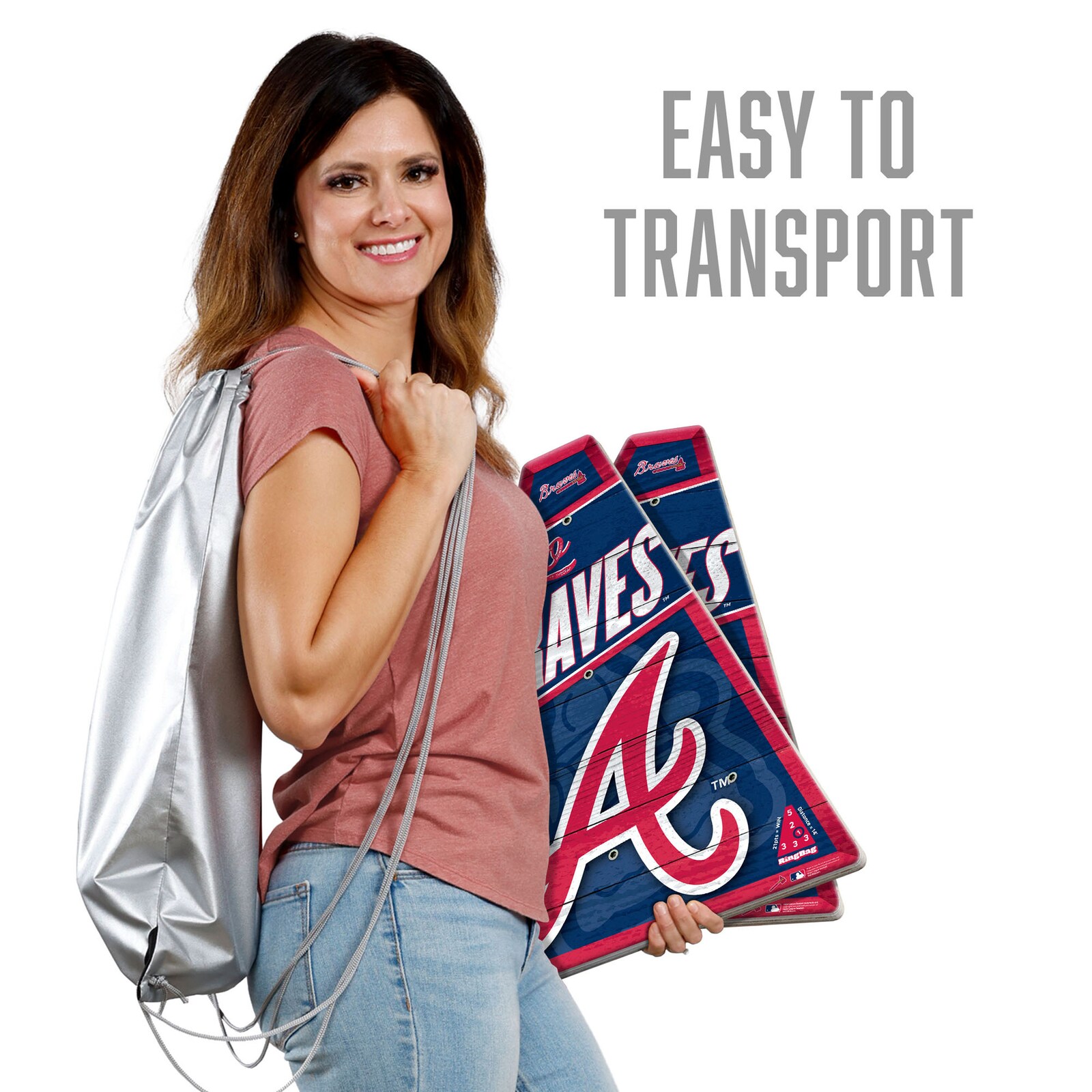 Atlanta Braves IDNA 20 x 23 링 백 게임 상세 이미지 6