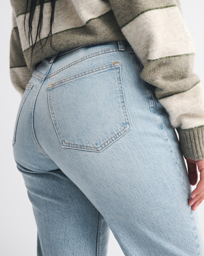 Curve Love High Rise 90s Relaxed Raw Hem Jean 상세 이미지 7