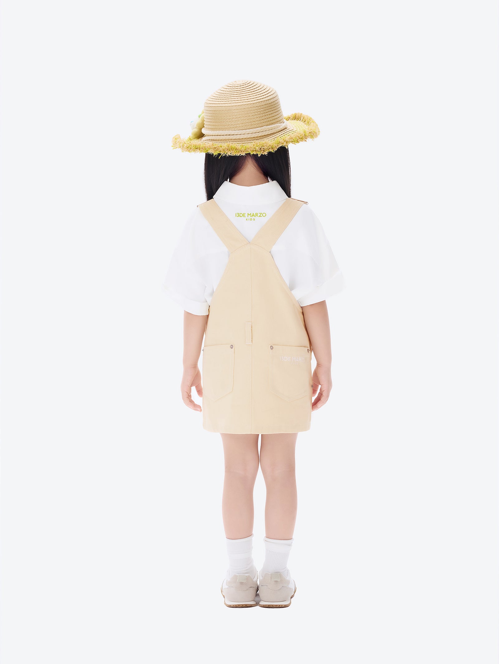 플로럴 BabyBear 오버올 카키 상세 이미지 4