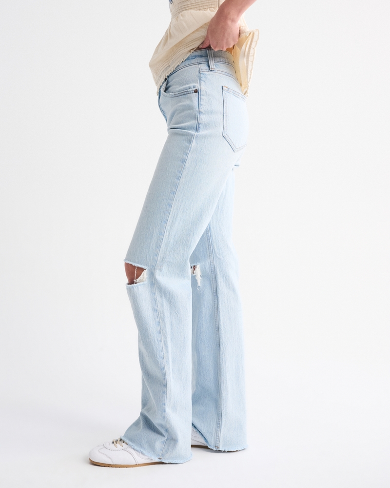 High Rise 90s Relaxed Raw Hem Jean 상세 이미지 6