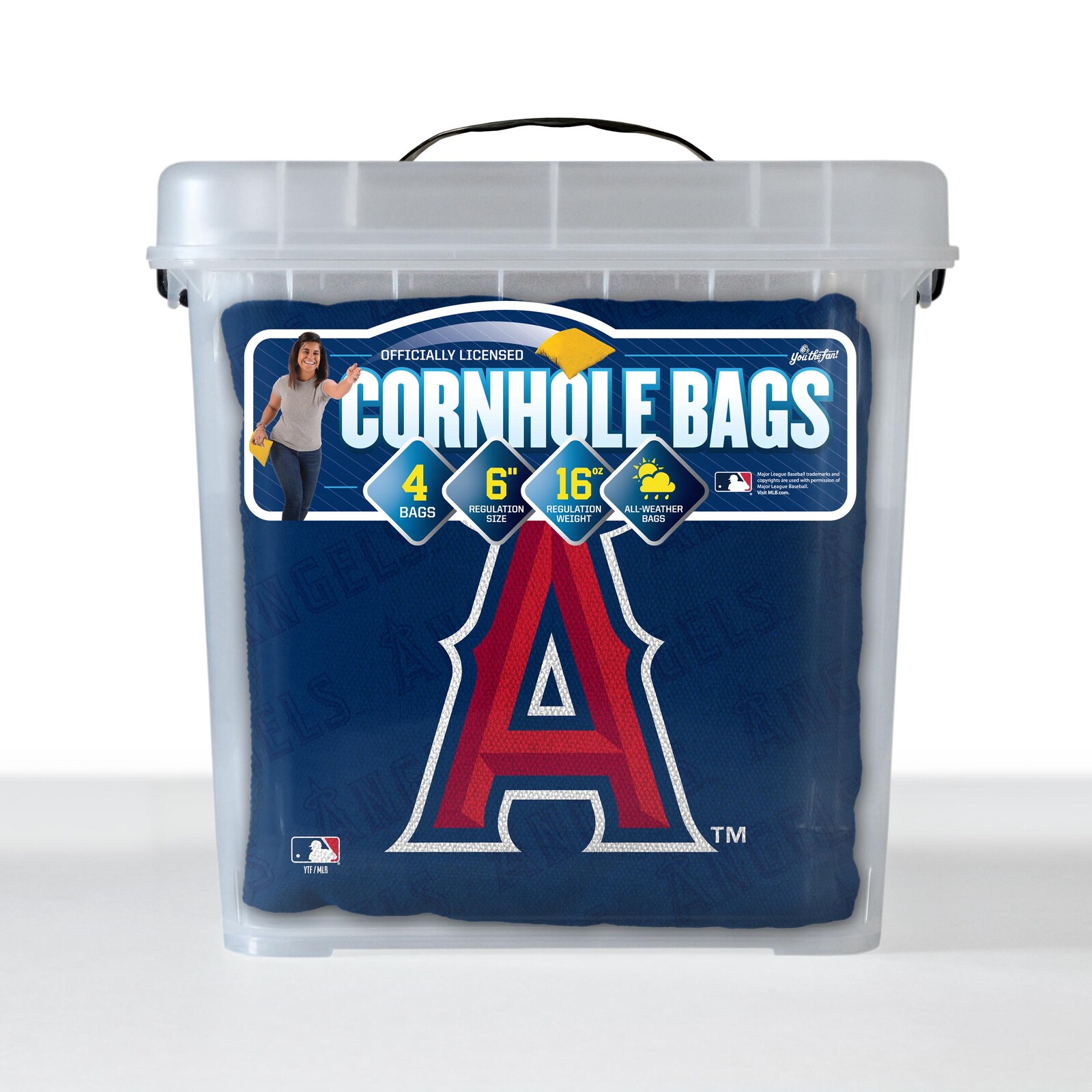 Los Angeles Angels IDNA 4피스 콘홀 백 세트 상세 이미지 7