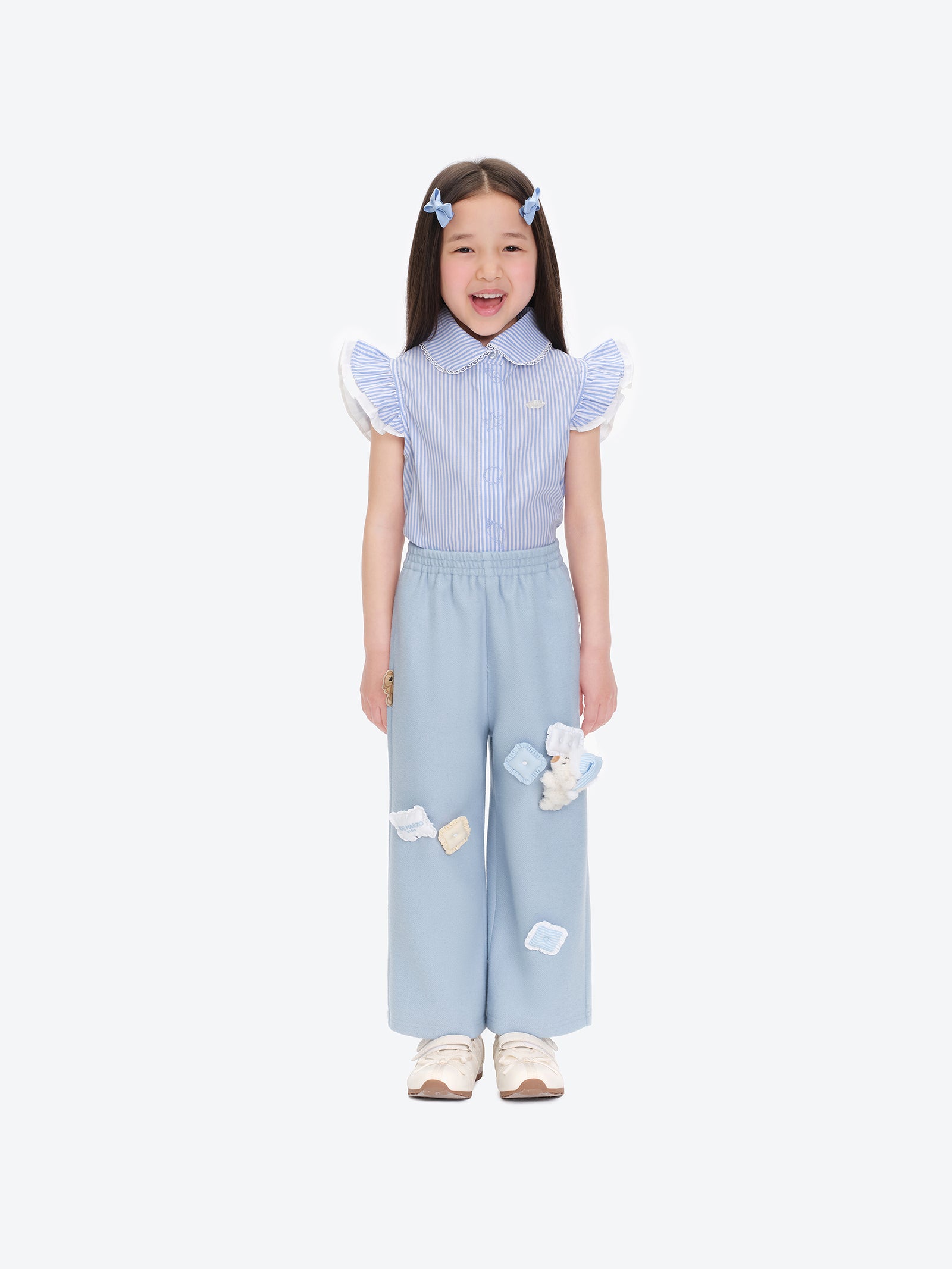 베이비베어 나이티 나이트 스웨트팬츠 블루 상세 이미지 2