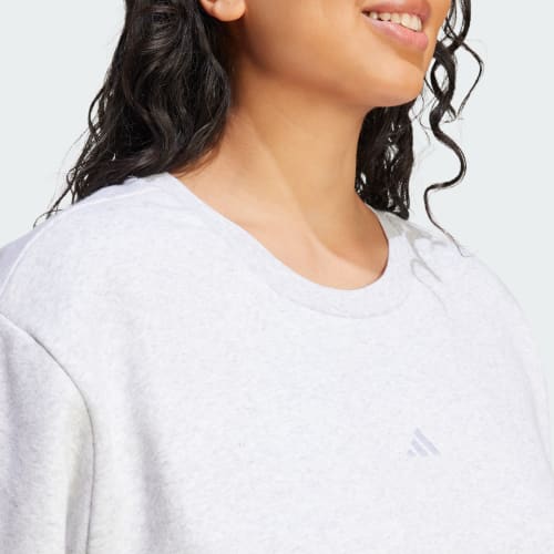 ESSENTIALS SMALL LOGO FEEL COZY SWEATSHIRT (PLUS SIZE) 상세 이미지 5