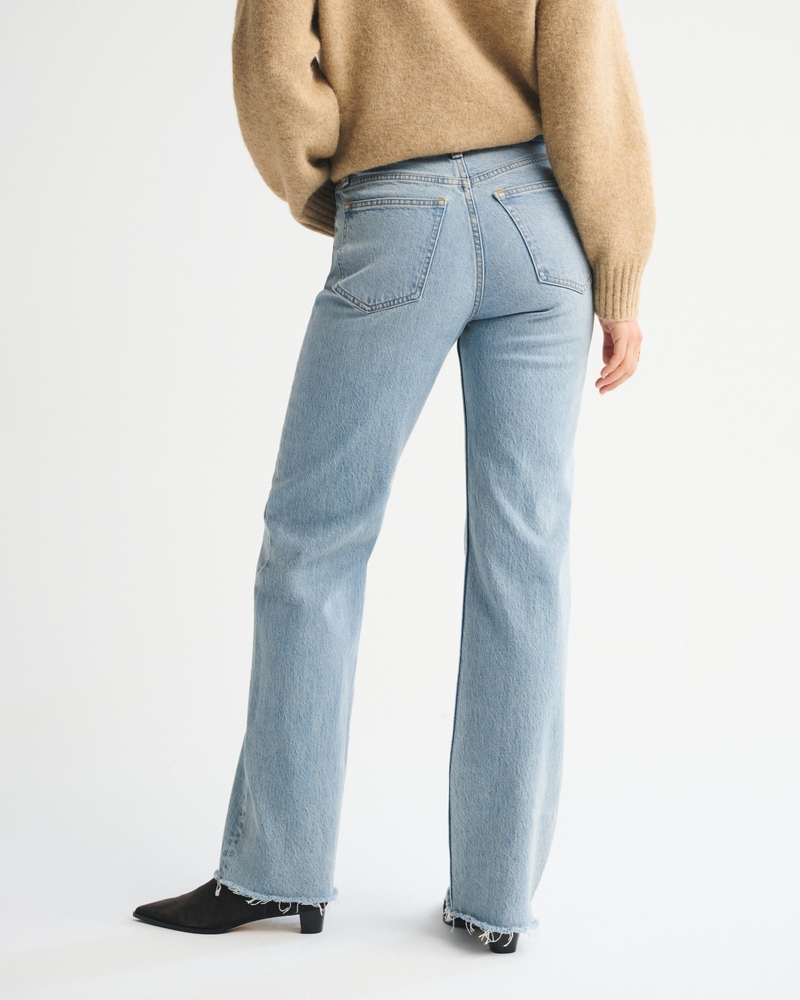 High Rise 90s Relaxed Raw Hem Jean 상세 이미지 7