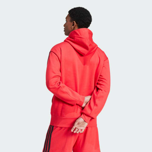 Essentials 3-Stripes Fleece Hoodie 상세 이미지 2