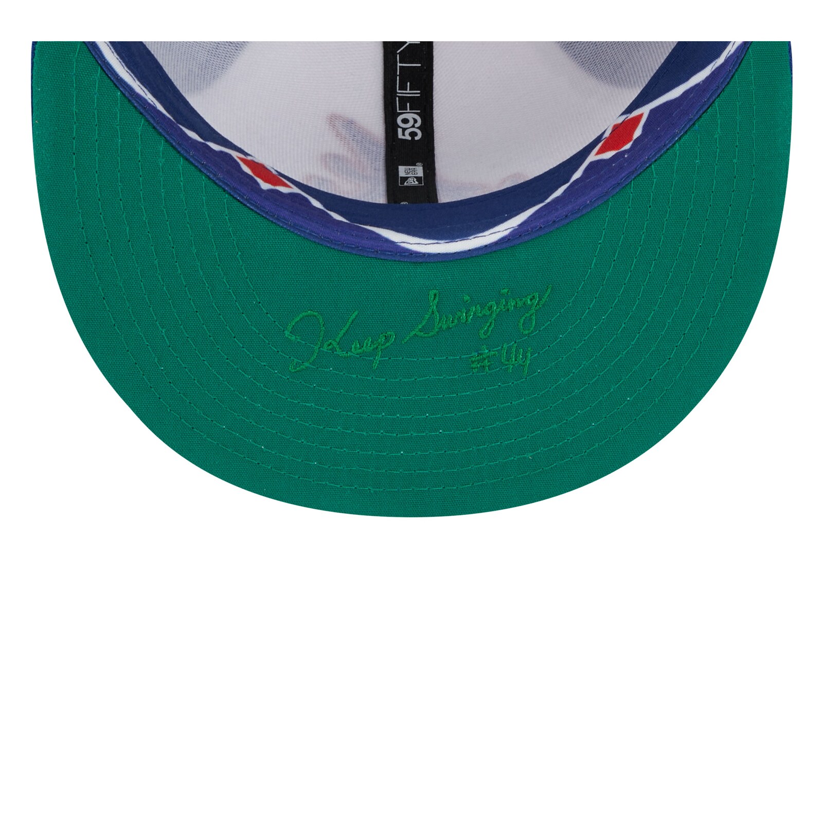 남성용 Atlanta Braves New Era 화이트/로열 2023 시티 커넥트 59FIFTY 피티드 모자 상세 이미지 6