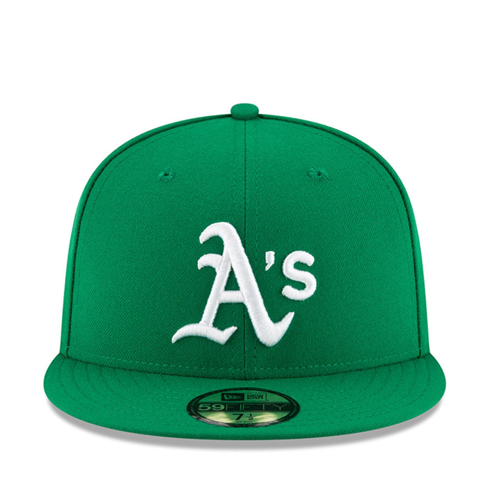 남성용 Athletics New Era 그린 Alt Authentic Collection 온필드 59FIFTY 피티드 모자 상세 이미지 3