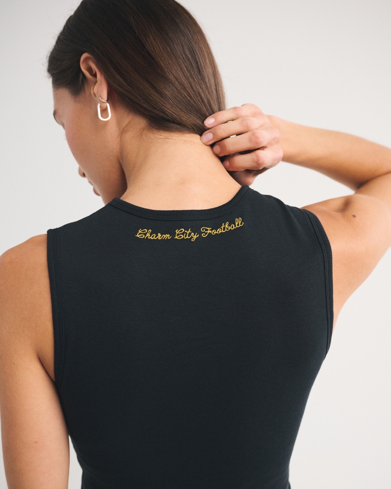 Baltimore Ravens Bra-Free Rib High-Neck Tank 상세 이미지 6