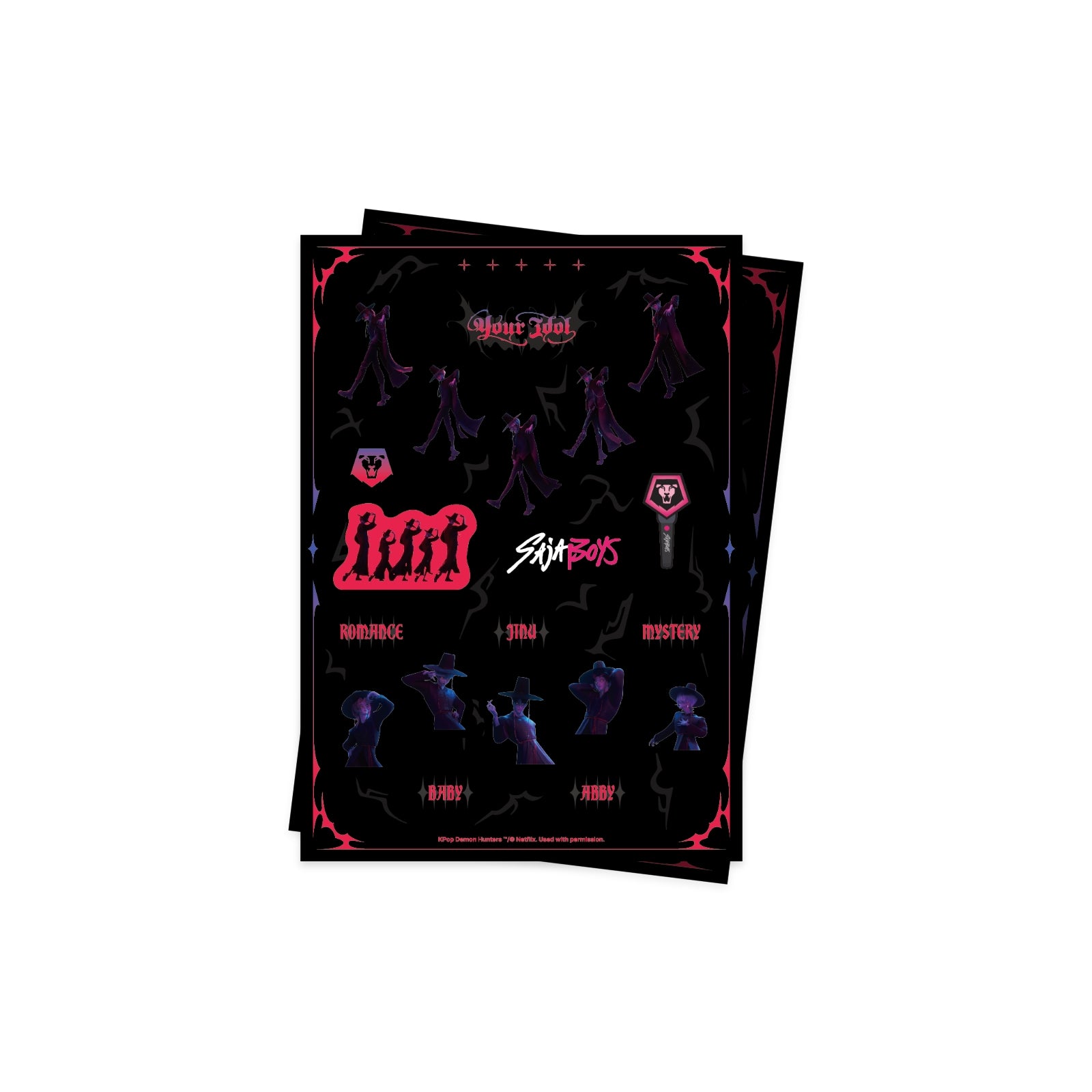 (굿즈 - 스티커) KPop Demon Hunters 데코 스티커 - Your Idol