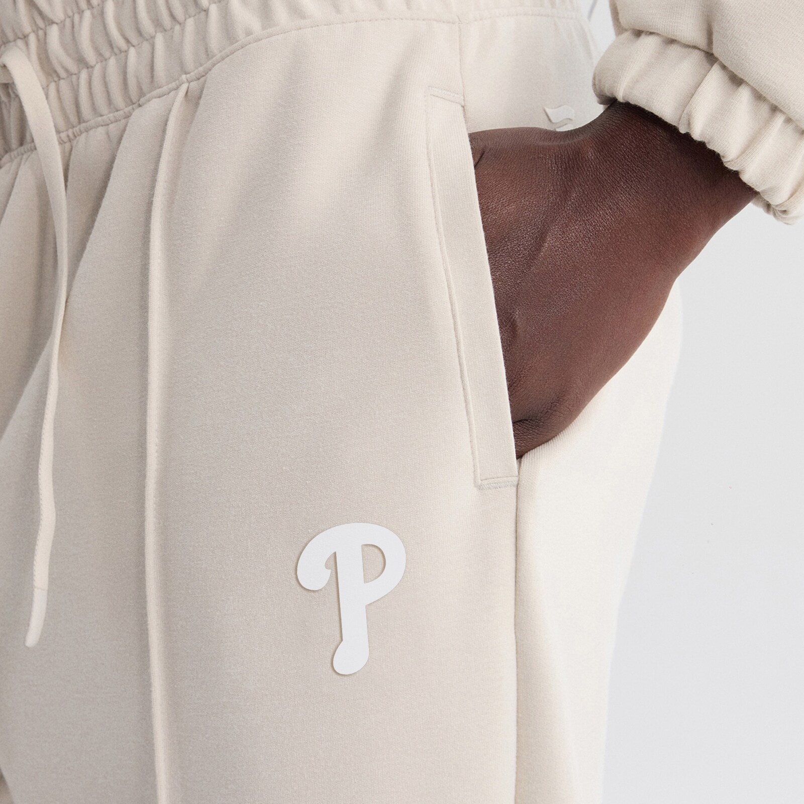 여성용 Philadelphia Phillies Fanatics 베이지 Clutch 트라이블렌드 팬츠 상세 이미지 10
