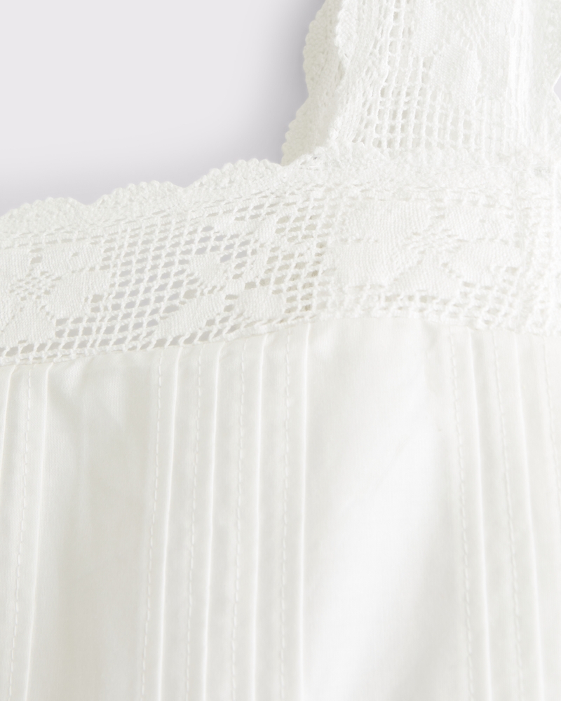 Lace-Trim Easy Mini Dress 상세 이미지 8