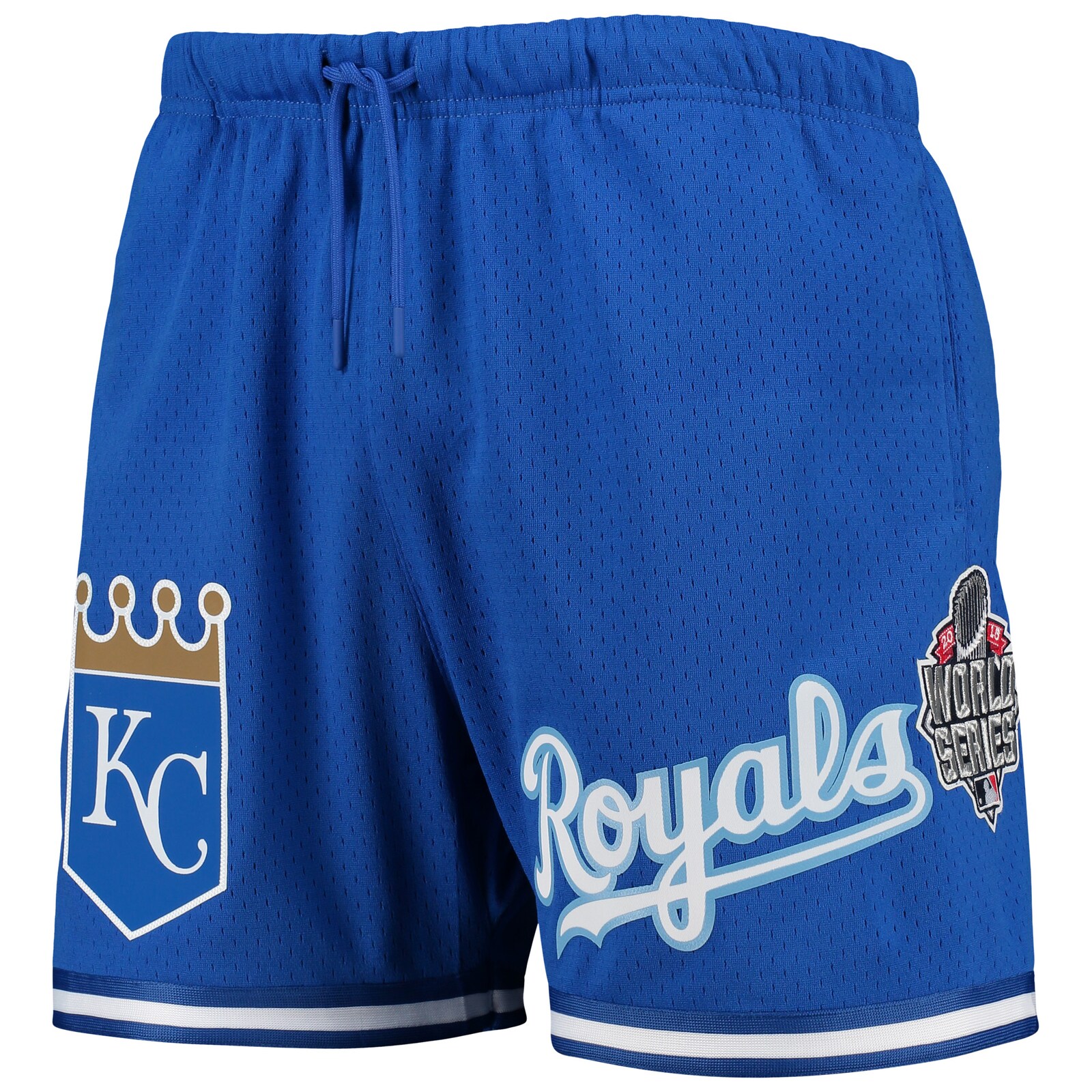 남성용 Kansas City Royals Pro Standard 로열 2015 World Series 메쉬 쇼츠 상세 이미지 3