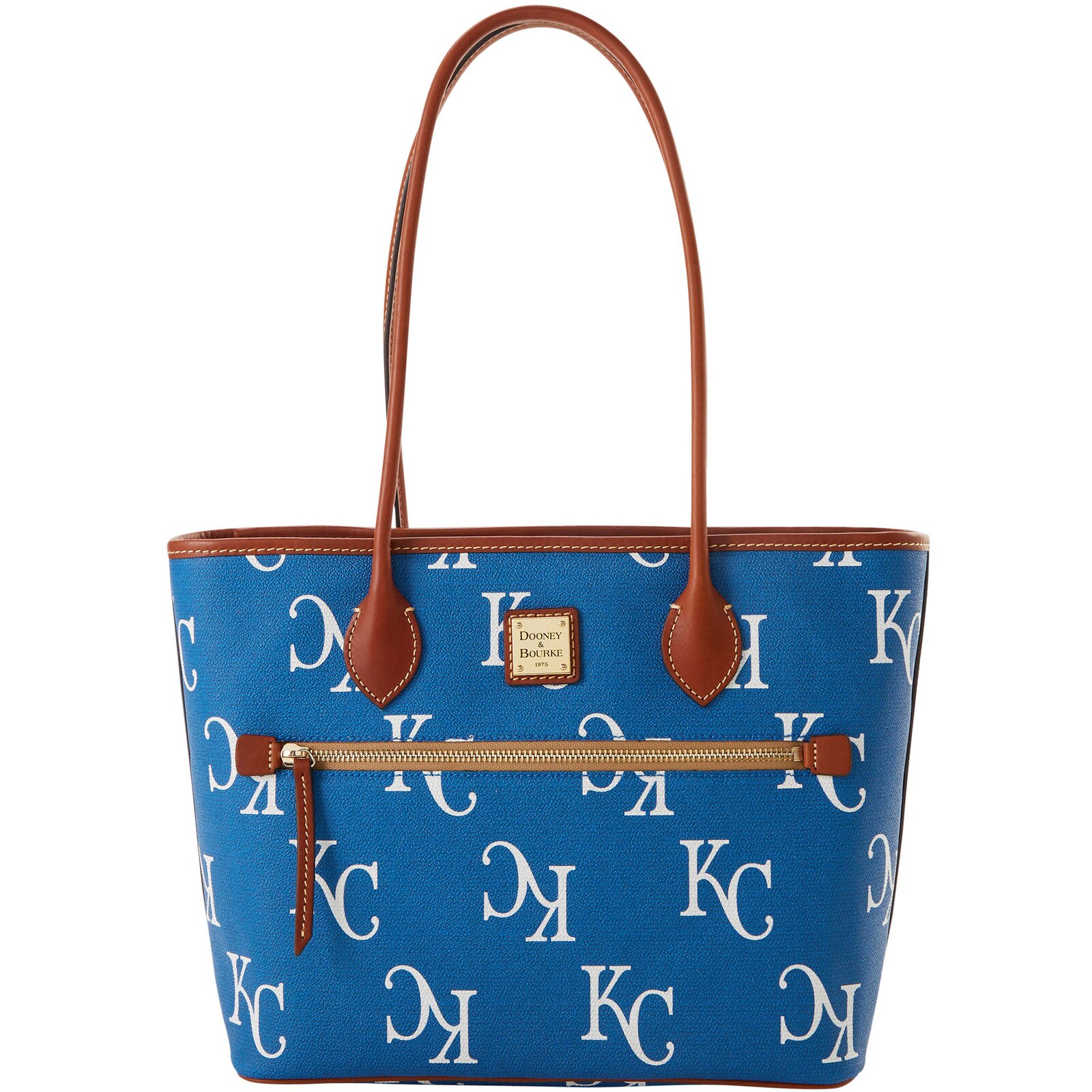 Kansas City Royals Dooney & Bourke 스포티 모노그램 토트백 상세 이미지 2