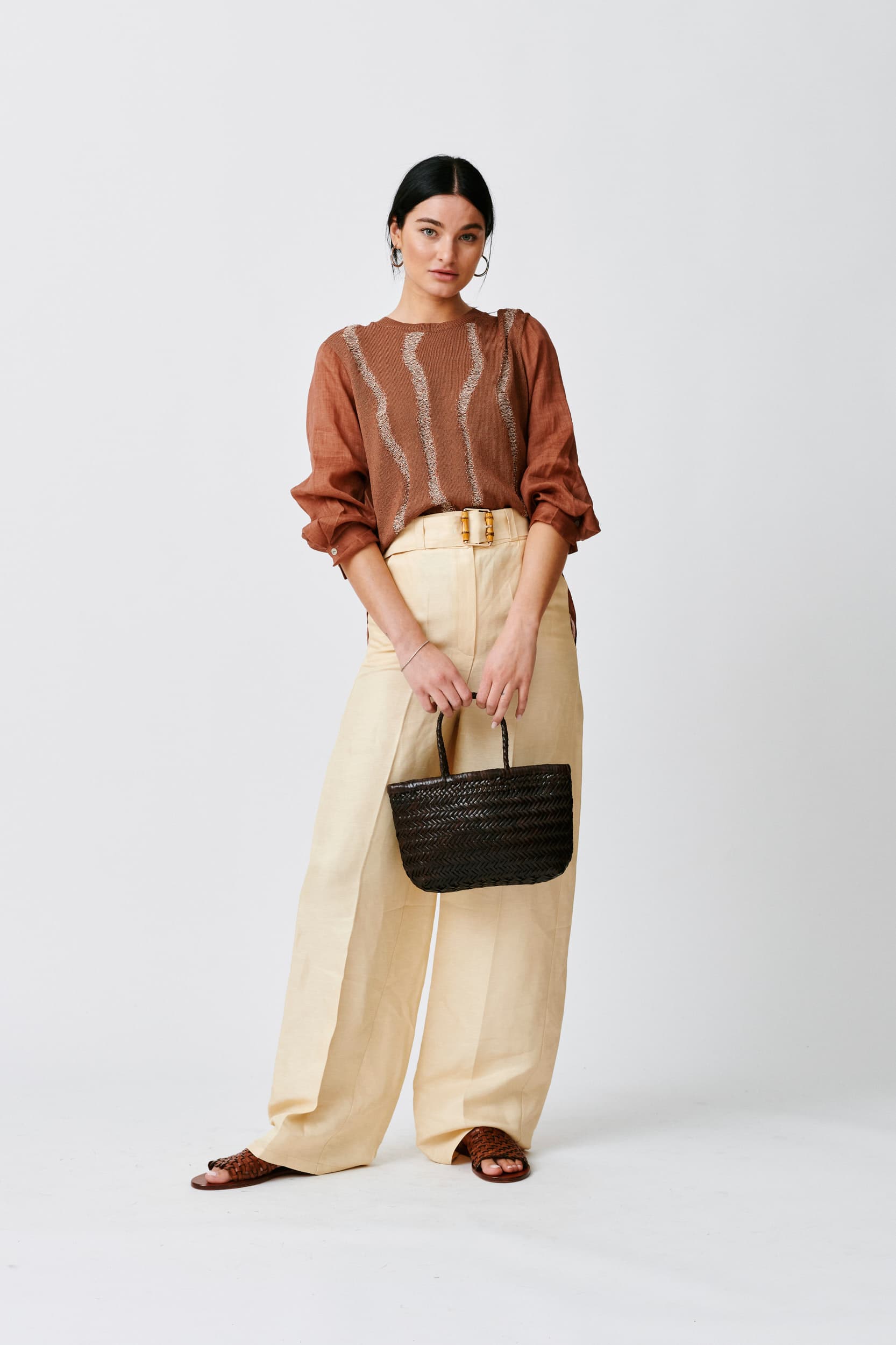 Mini Flat Gora 다크 브라운 상세 이미지 2