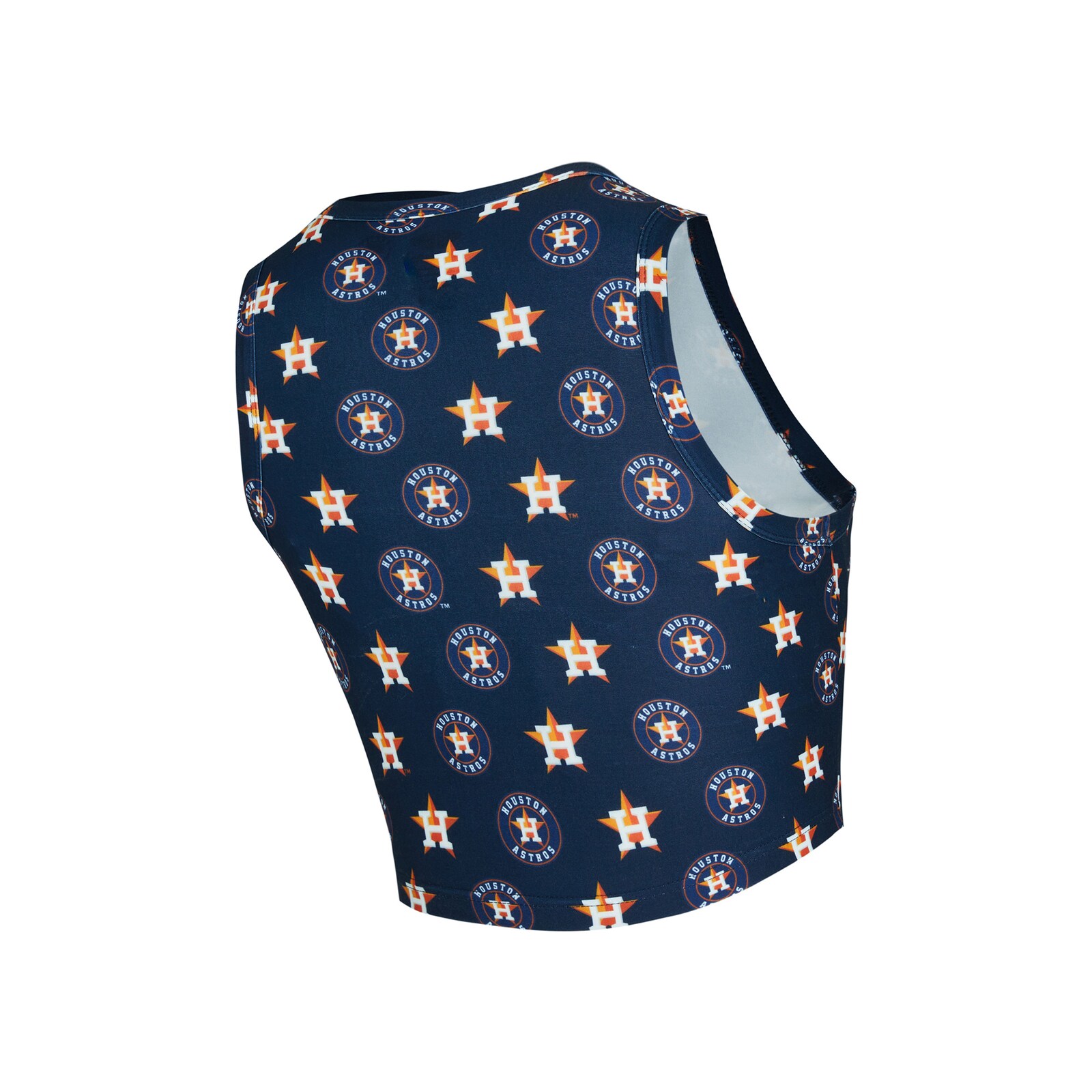 여성용 Houston Astros Concepts Sport 네이비 니트 탱크톱 & 스코트 세트 상세 이미지 5