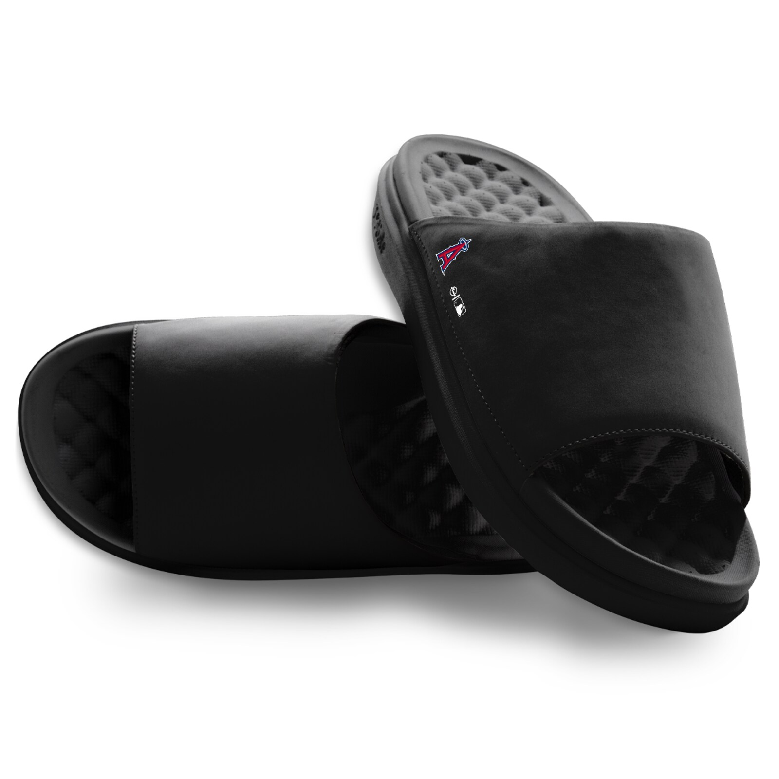 남녀공용 Los Angeles Angels 미니멀 모티브 슬라이드 샌들 상세 이미지 2