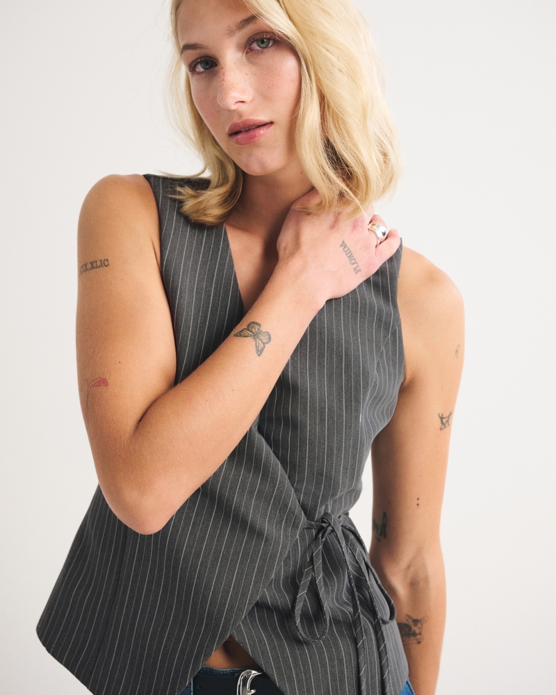 Wrap-Front Vest 상세 이미지 2