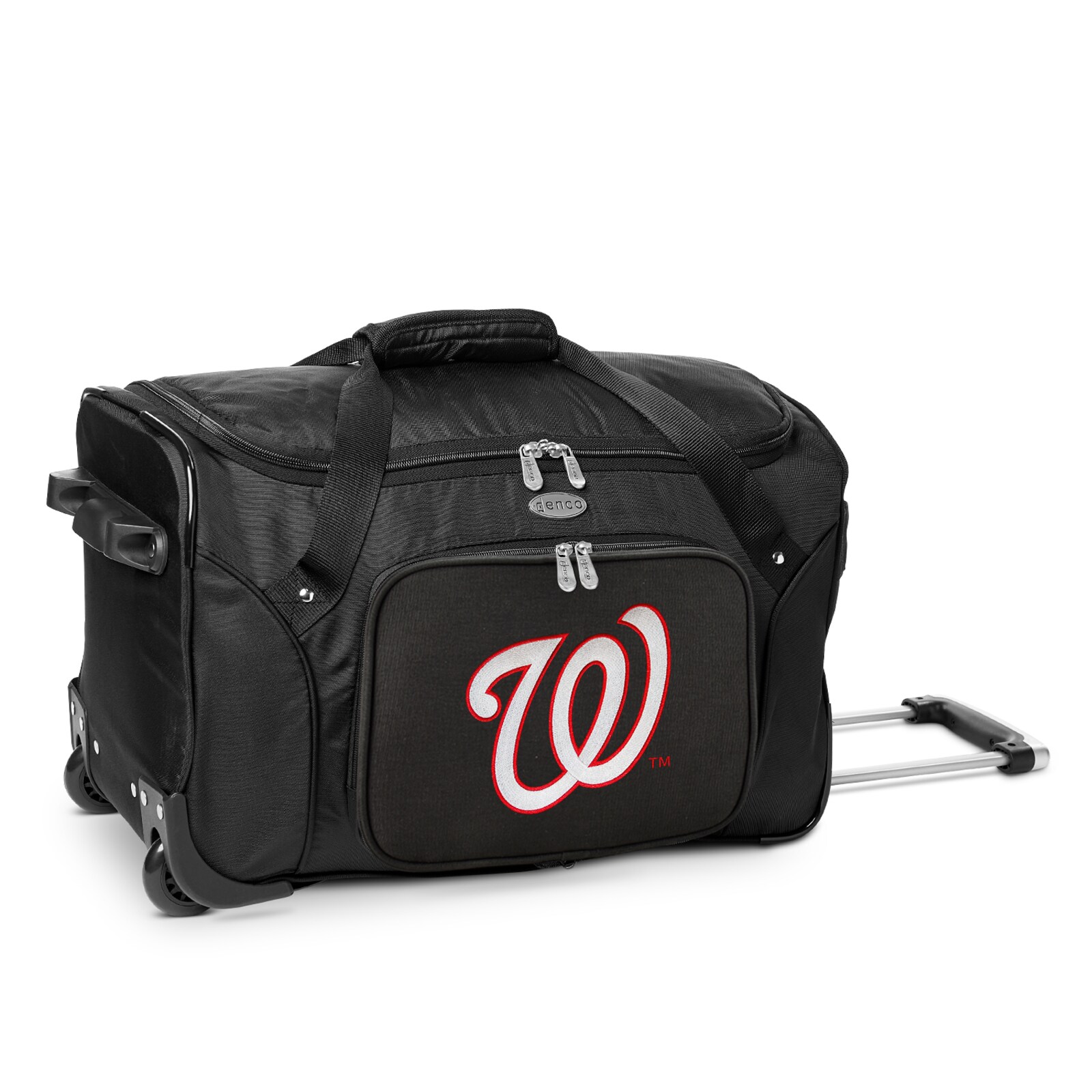 Washington Nationals MOJO 블랙 22인치 2륜 더플백