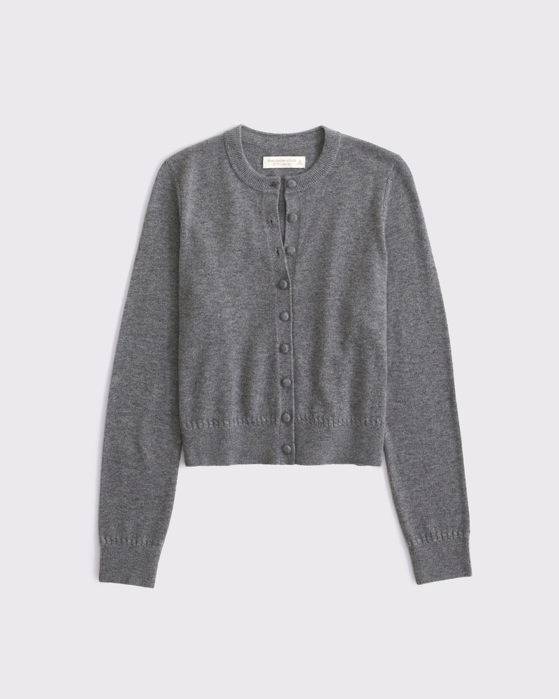 100% Cashmere Shrunken Cardigan 상세 이미지 7