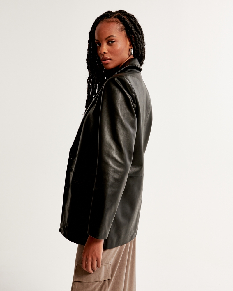 Genuine Leather Blazer 상세 이미지 4