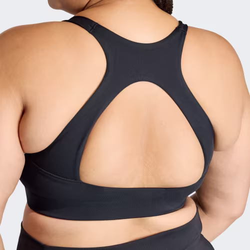 Optime Workout 3-Stripes Medium Support Bra (Plus Size) 상세 이미지 6