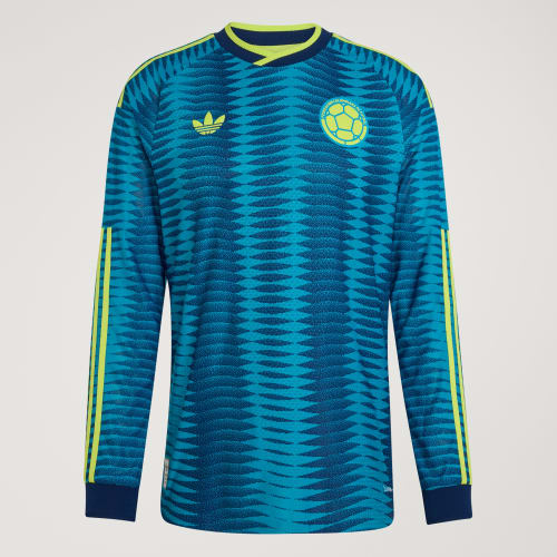 Colombia 26 Away Authentic Long Sleeve Jersey 상세 이미지 4