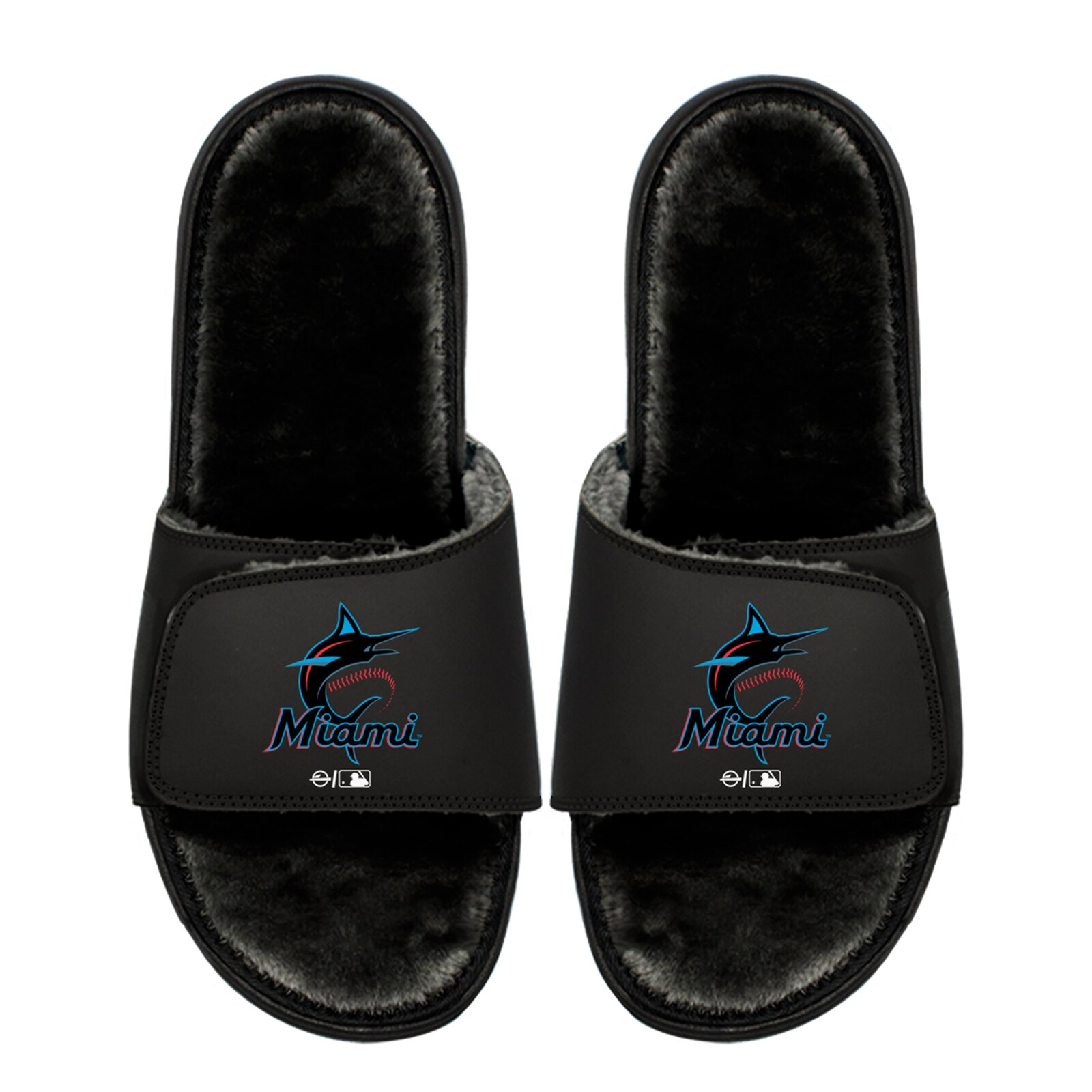 유소년 Miami Marlins ISlide 로고 퍼 슬라이드 샌들