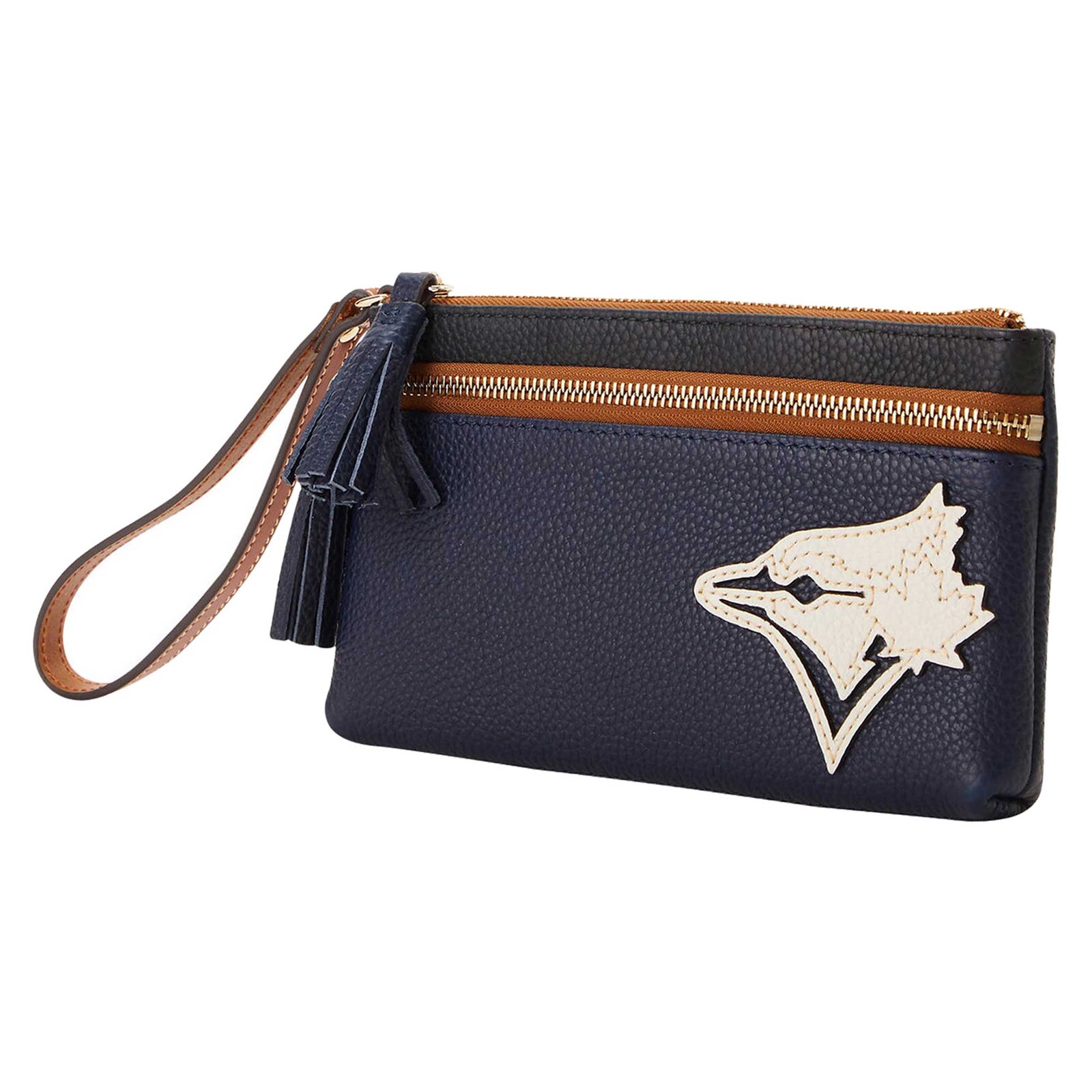 Toronto Blue Jays Dooney & Bourke Infield 더블 지퍼 손목지갑