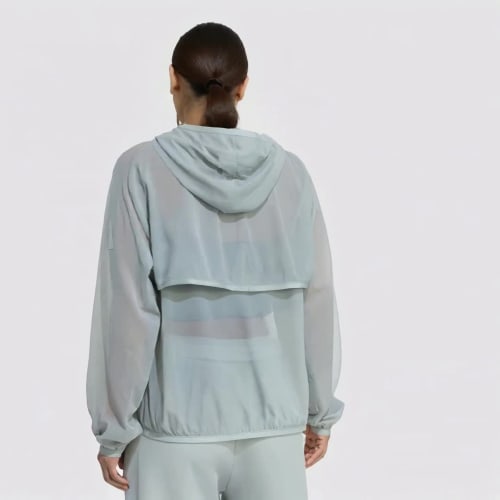 Soft Lux Mesh Full-Zip Hoodie 상세 이미지 2