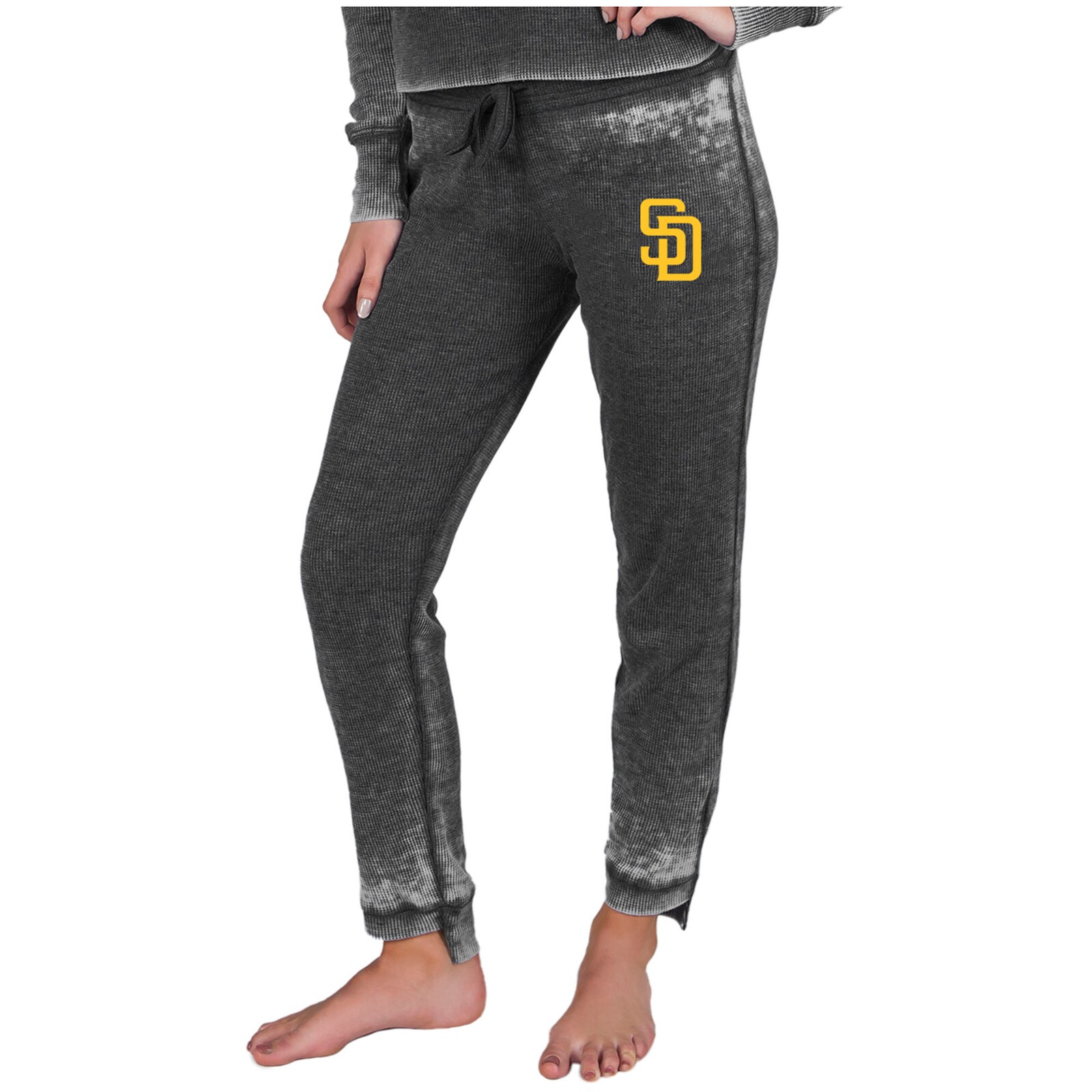 여성용 San Diego Padres 차콜 Resurgence 와플 니트 팬츠