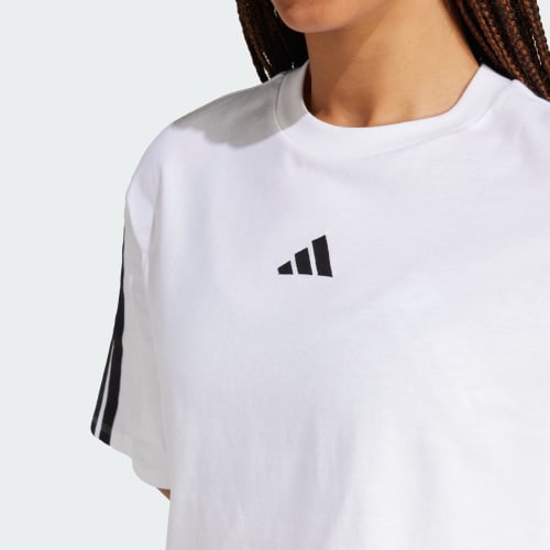Essentials 3-Stripes Cotton Loose Tee 상세 이미지 5