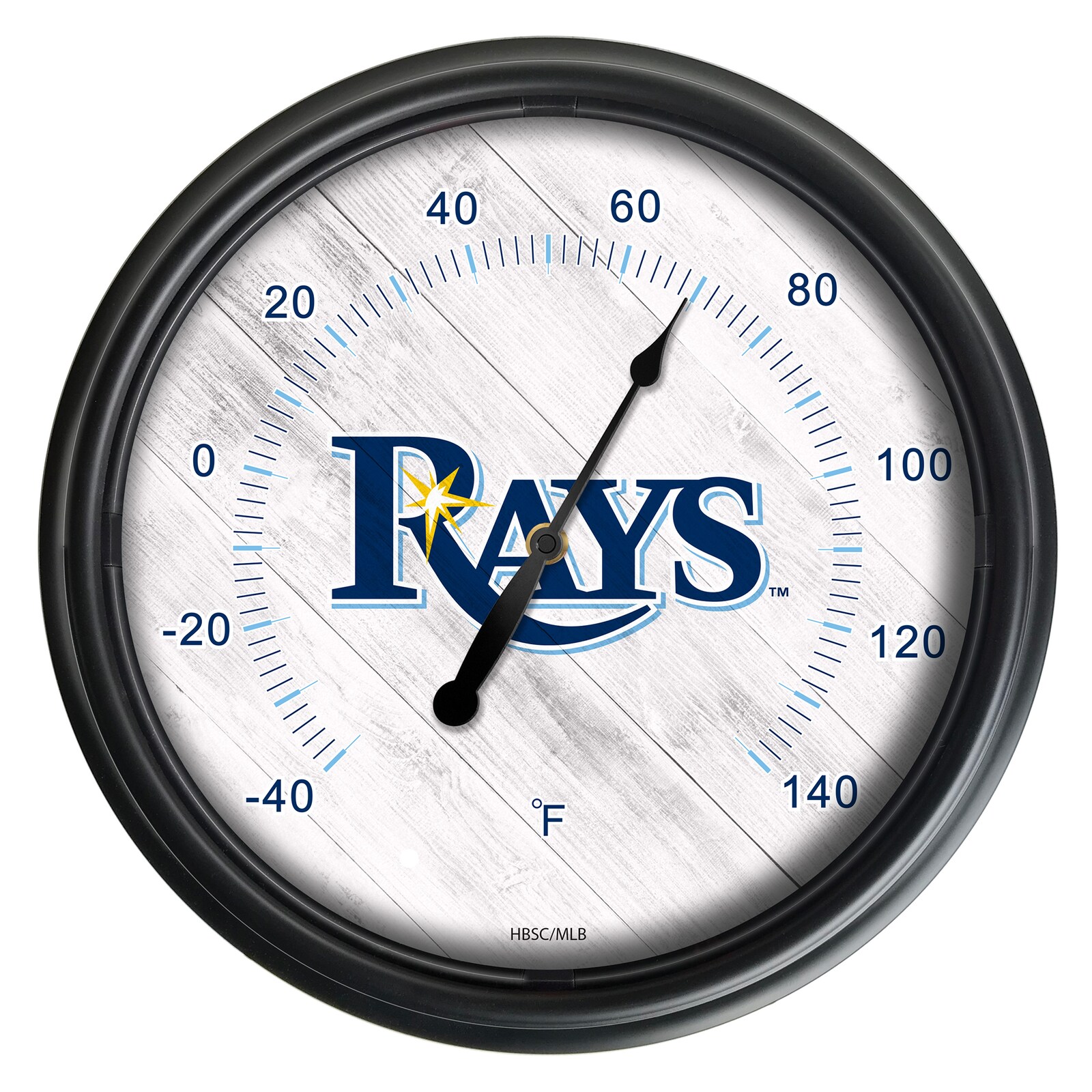 Tampa Bay Rays 블랙 실내외 겸용 LED 온도계 상세 이미지 2